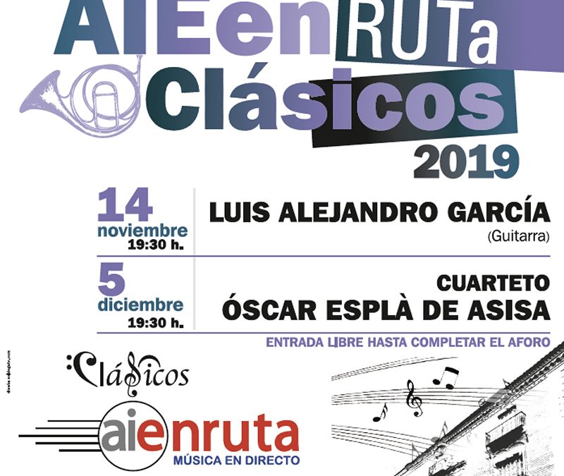 Ciclo de conciertos: Clásicos en ruta 2019
