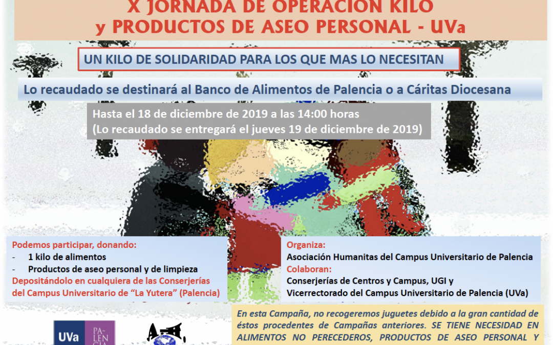 Un kilo de solidaridad para los que mas lo necesitan