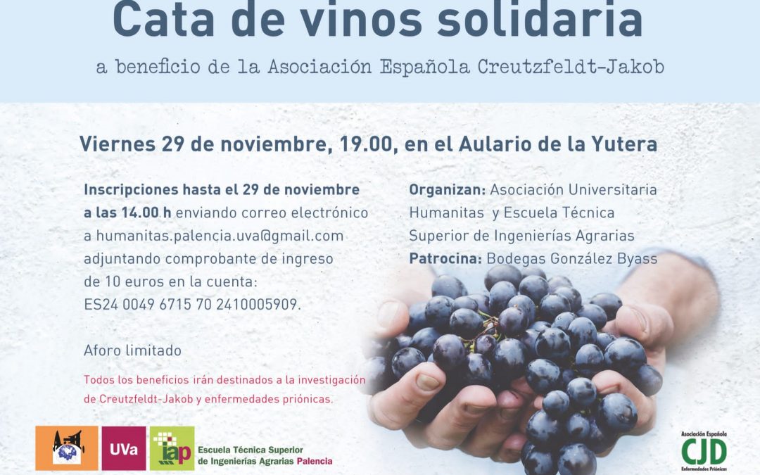Cata de vinos solidaria a beneficio de la Asociación Española Creutzfeldt-Jakob