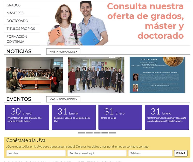 Los mayores de 40 años que quieran acceder a la UVa podrán matricularse