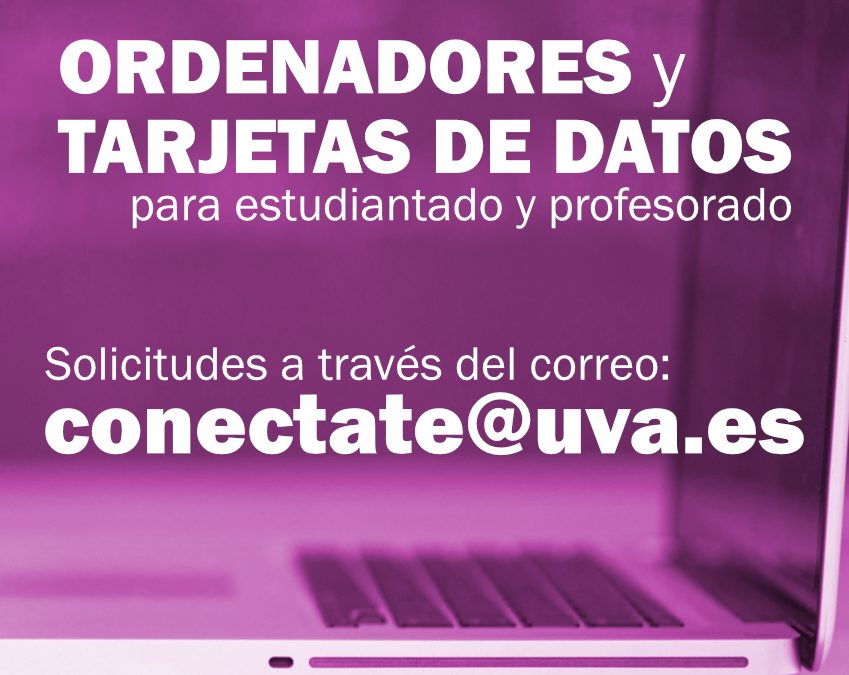 La UVa pone en marcha un banco de préstamo de ordenadores y tarjetas de datos