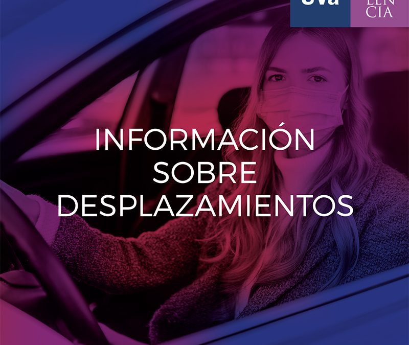Información sobre desplazamientos