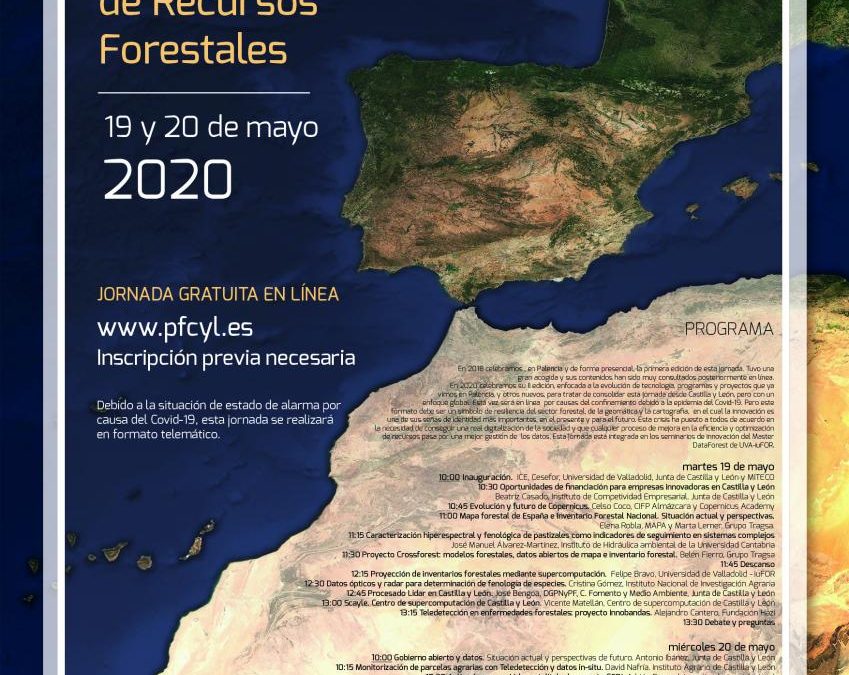 Éxito absoluto de participación en la II Jornada en innovación en la cartografía e inventarios de recursos forestales