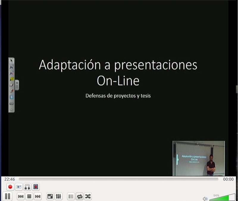 Utilización del aula polivalente para la presentación de proyectos y tesis