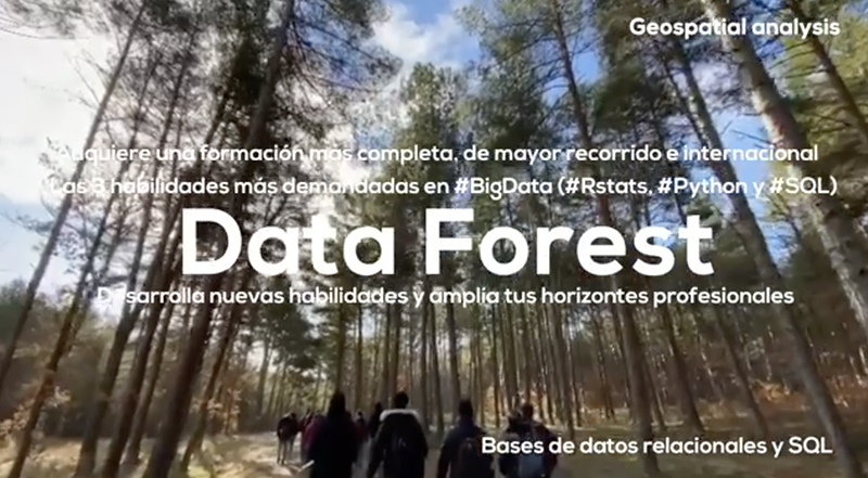 El iuFOR realiza el próximo martes 30 de junio una jornada de presentación online del Master DataForest