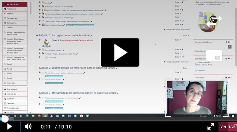 Cómo crear una sala de BlackBoard Collaborate en CV y qué puedo hacer en ella