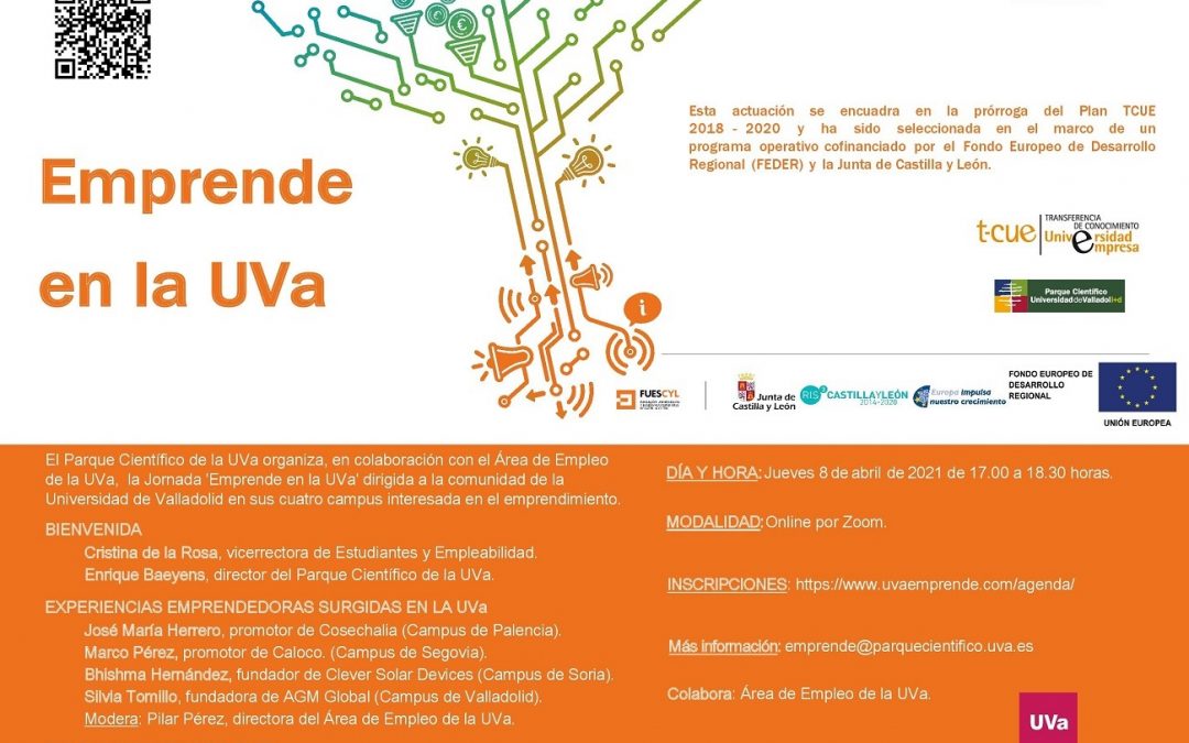La UVa organiza una jornada para promover el emprendimiento entre la comunidad universitaria