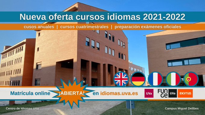 Nueva oferta y formato de cursos de idiomas para el año académico 21/22