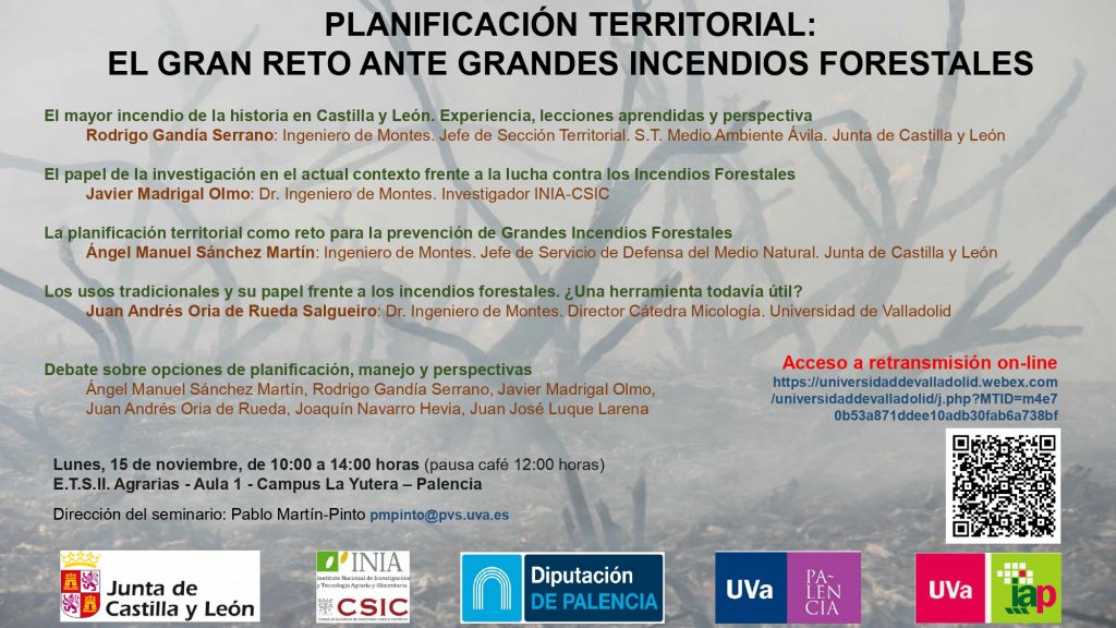 Cartel-seminario-incendios-forestales-Campus-Palencia