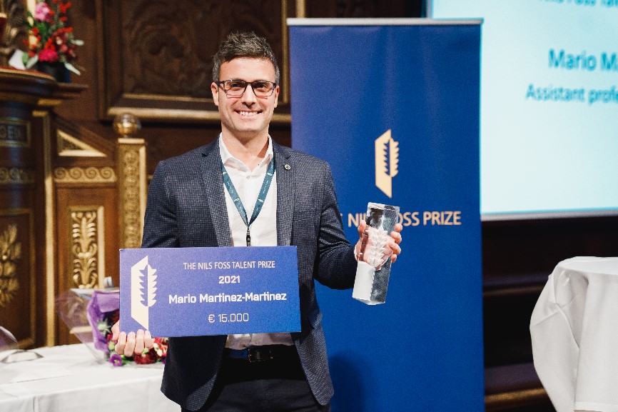 Nuestro antiguo alumno Mario Martínez, reconocido como el científico más talentoso y prometedor a nivel mundial