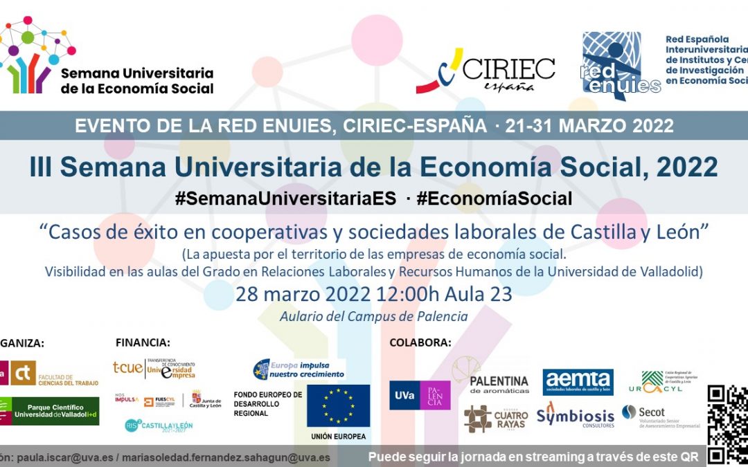 La Facultad de Ciencias del Trabajo participa en la Semana Universitaria de la Economía Social