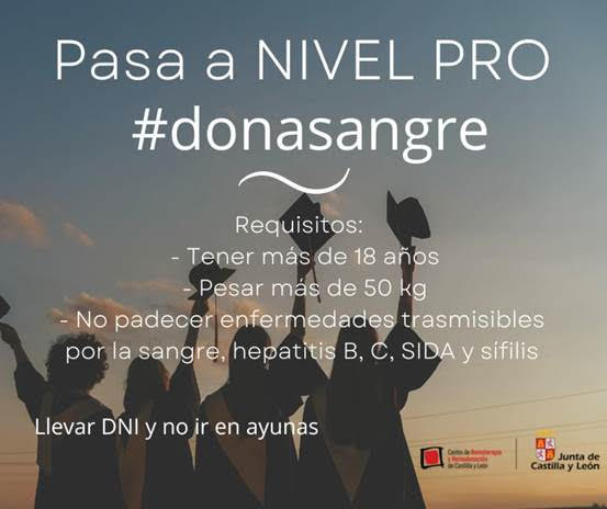 Campaña de donación de sangre en el Campus de Palencia