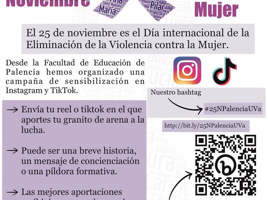 La Facultad de Educación organiza una campaña de sensibilización por el 25N