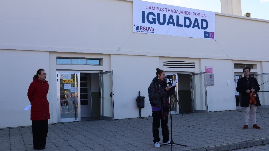 La Universidad de Valladolid en el Campus de Palencia se une al 25N