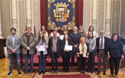 Entrega de diplomas a los estudiantes de la UVa que han realizado sus prácticas en empresas de la provincia de Palencia
