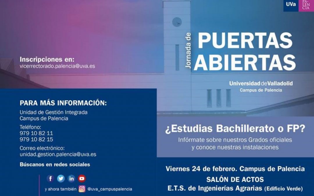 Jornada de puertas abiertas en el Campus de Palencia