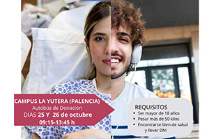 Campaña de donación de sangre en el Campus de Palencia
