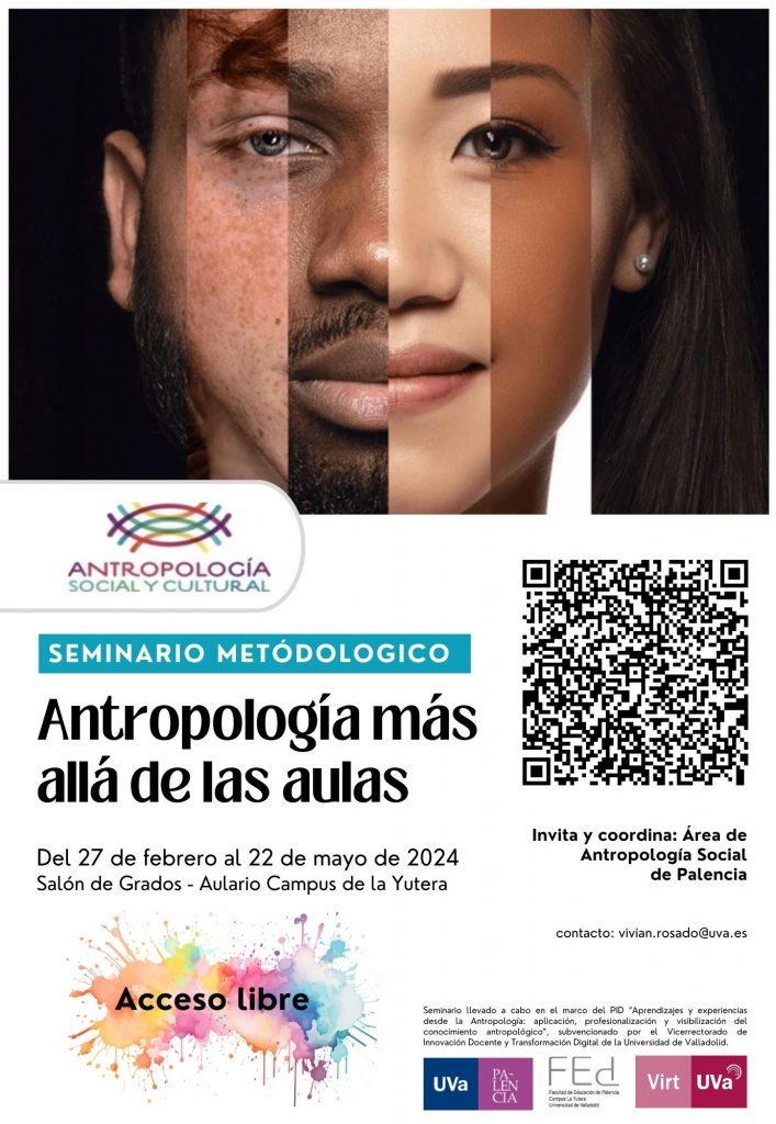 Cartel del seminario de Antropología.