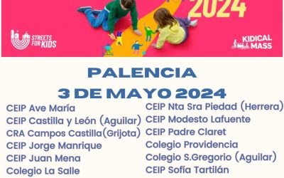 La Facultad de Educación del Campus de Palencia se suma a la jornada Street for Kids del próximo viernes 3 de mayo