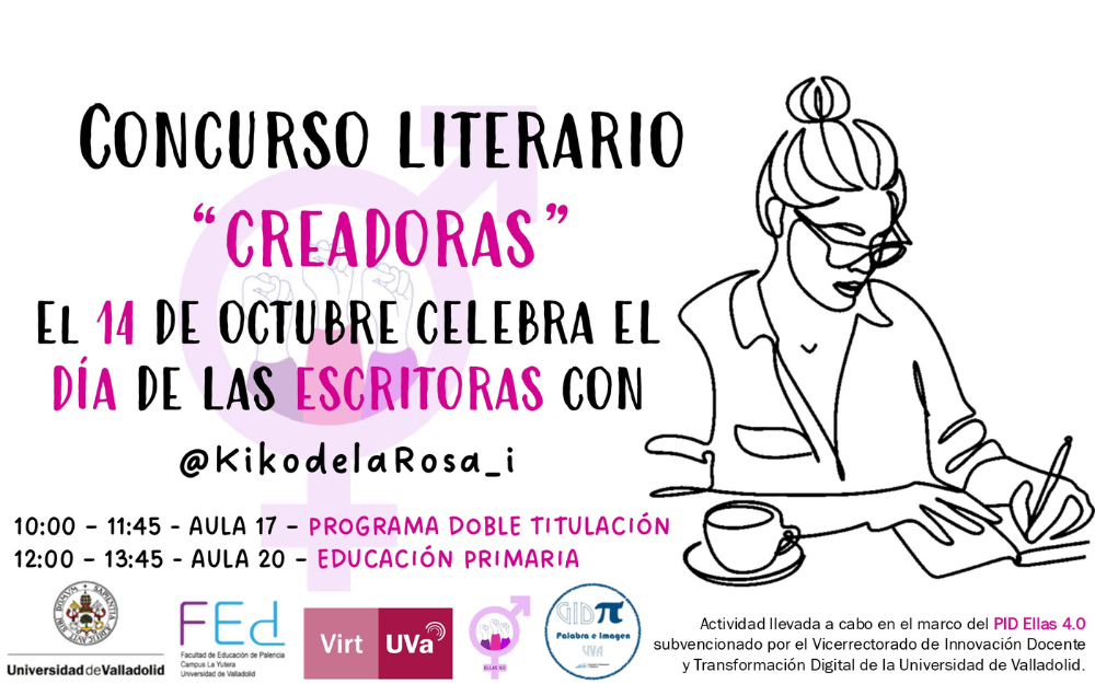 Formación ‘Creadoras’ para celebrar el Día de las escritoras en el Campus de Palencia