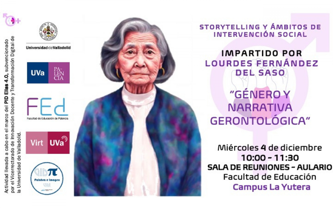‘Género y narrativa gerontológica’: una charla para visibilizar la violencia hacia las mujeres mayores en el marco del 25N