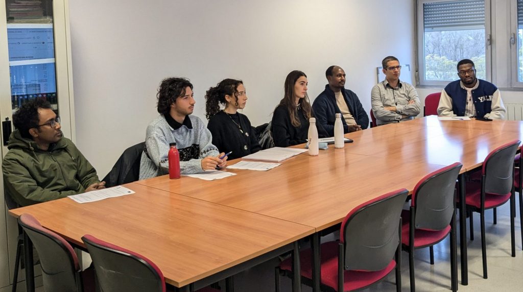 Imagen de los estudiantes de la Winter School del Campus de Palencia.