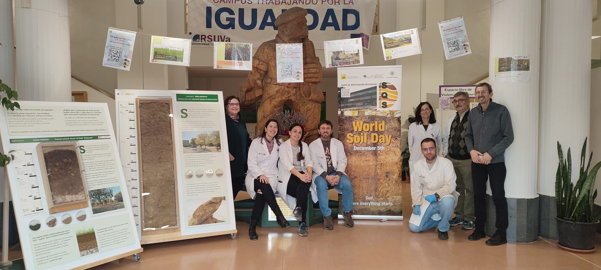 Creatividad para la noticia del Día de los suelos.