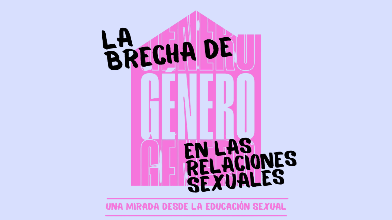 Creatividad para la noticia de La brecha de género en las relaciones sexuales.