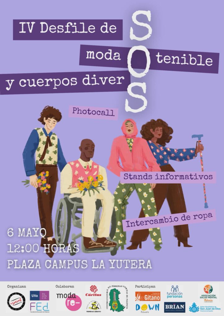 Cartel del IV Desfile Moda SOStenible y Cuerpos DiverSOS.