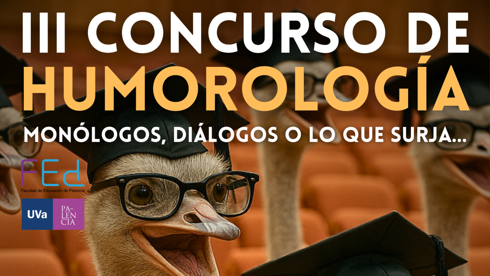 Creatividad para la noticia del III Concurso de Humorología en el Campus de Palencia.