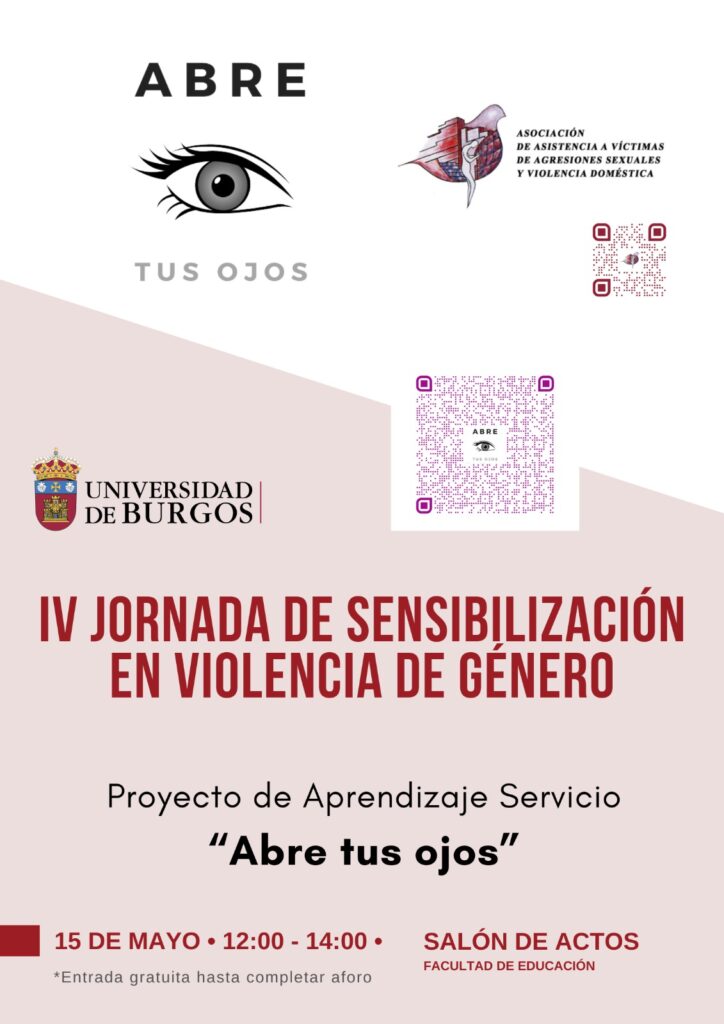 Cartel de la IV Jornadas de Sensibilización en Violencia de Género.