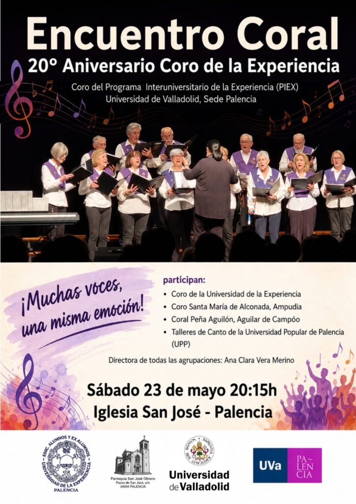 Cartel del concierto del Coro.