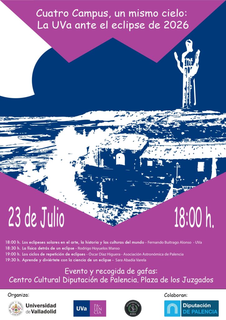 Cartel de la jornada del eclipse 2026.