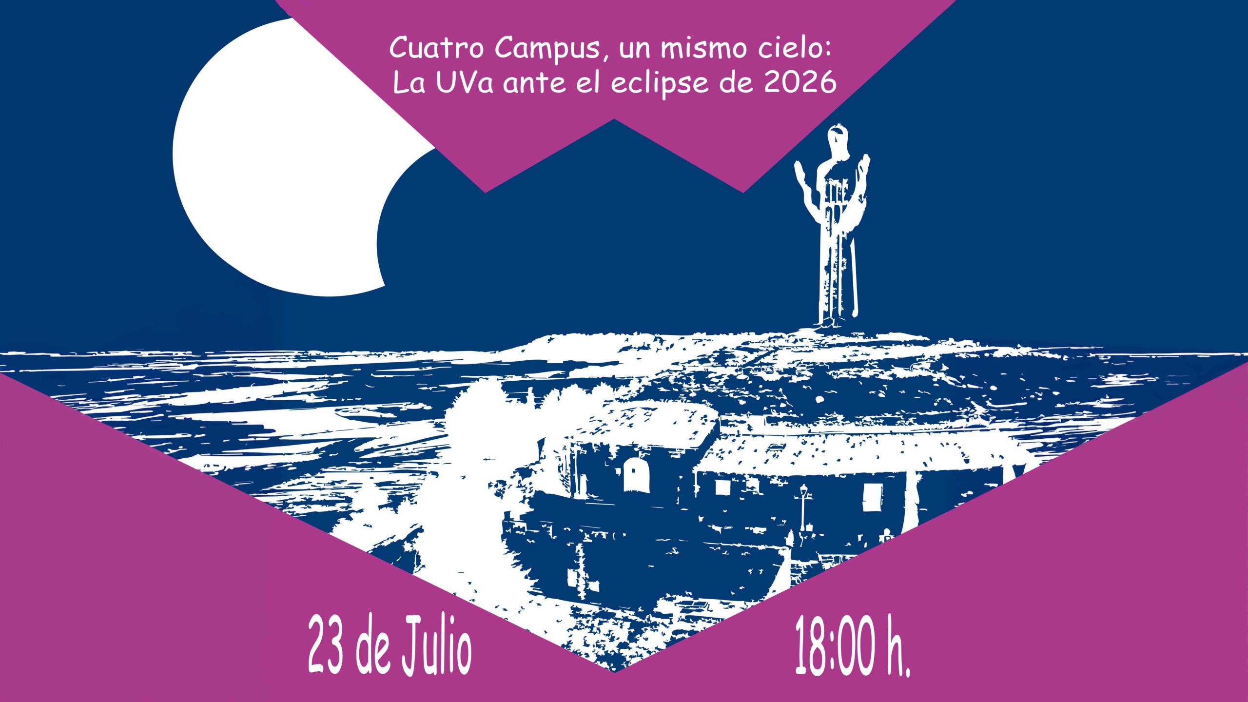 Creatividad para el slide de la jornada del eclipse 2026.