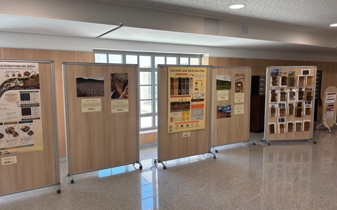 La exposición ‘El suelo: un mundo bajo nuestros pies’ acerca al Campus de Palencia la importancia de los suelos para los ecosistemas, la producción y la salud humana