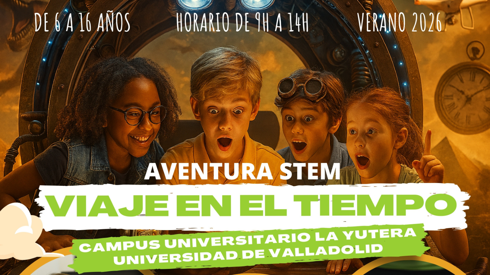 Creatividad para la noticia del Campus Tecnológico de Verano 2026.