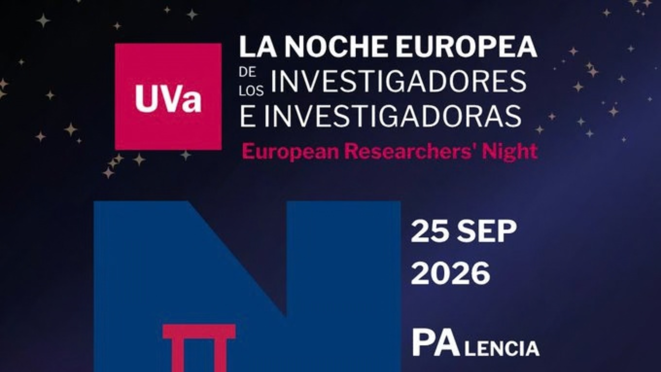 Creatividad para el slide de La Noche Europea de los Investigadores e Investigadoras.
