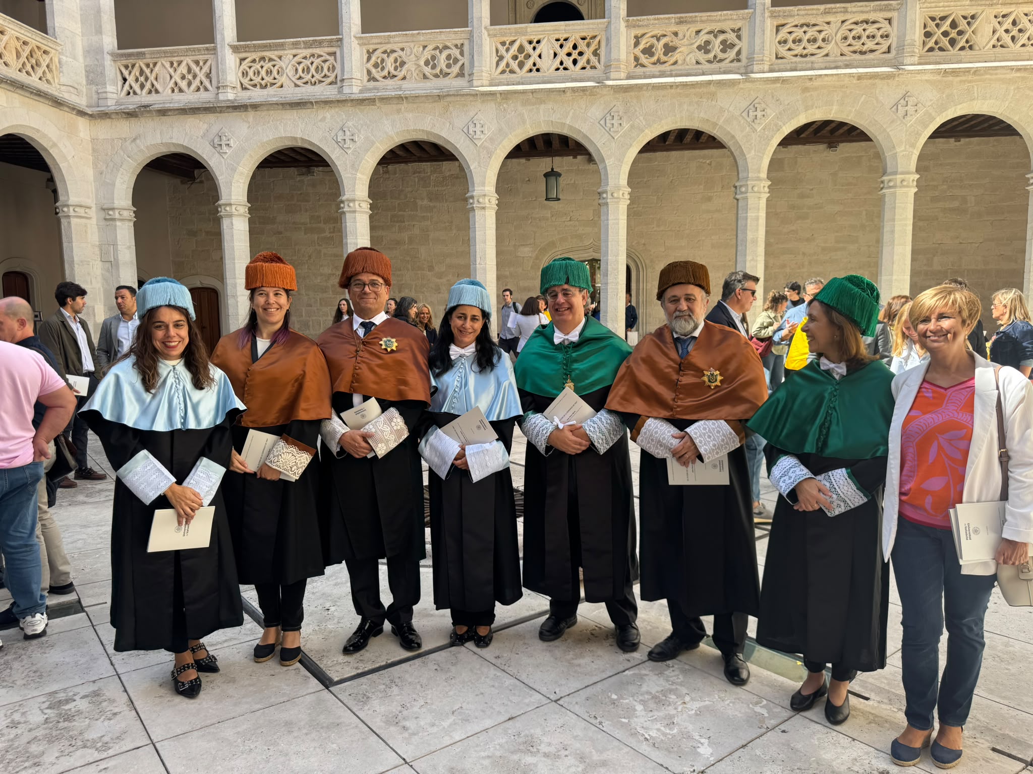 Profesores del Campus de Palencia en la apertura del curso académico 2026-2027.